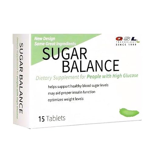 GSL 18 Boxes Sugar Balance Supplement | People with High Glucose | 15 Tablets Per Box 18 Packs Technology | The Original Sugar Balance |, Gray