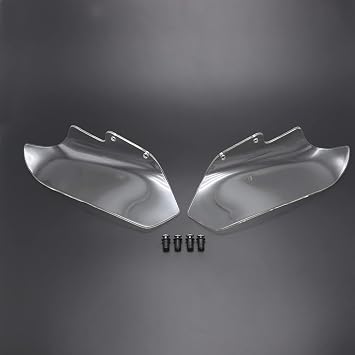 GLoyer Motorcycle Windshield Wind Deflector Pair Windshield Handguard XT1200 Z Side Panels Compatible with XT1200Z XT 1200 Z Super Tenere 2014-2021 2015 2016 2017 (Color : Clear)