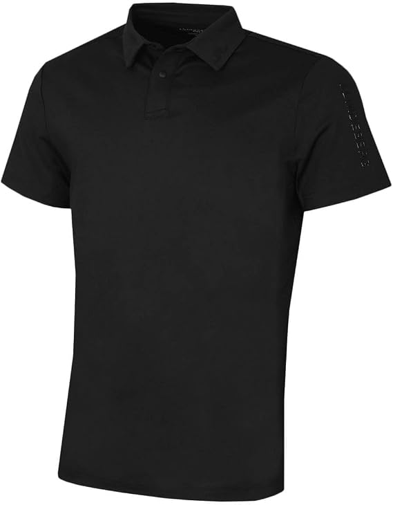 J.Lindeberg Mens JL Pro 4-Way Stretch Wicking Soft Golf Polo Shirt