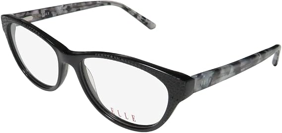 Elle Women's Eyeglasses EL13415 EL/13415 BK Black Full Rim Optical Frame 53mm