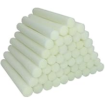 50-Pack Car Diffuser Sponges Refill Sticks Filter Wick Replacements, Absorbent Sponge Sticks, 2.75 X 0.31 Inch for Car Humidifier Diffuser and Mini Humidifier Ultrasonic Aroma Diffuser
