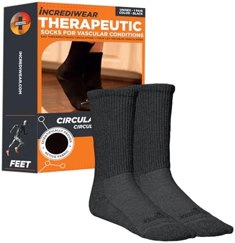 Incrediwear Circulation Socks Womens & Mens Crew Socks for Foot Circulation