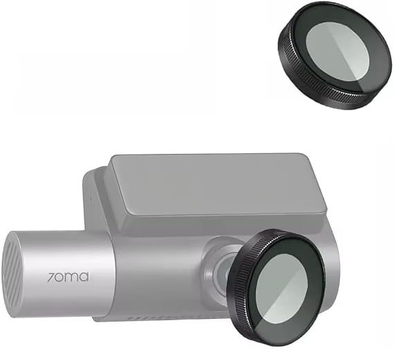 CPL Polarizing Filter for 70mai T800 Dash Camera, Front and Rear Lens Compatible, Black