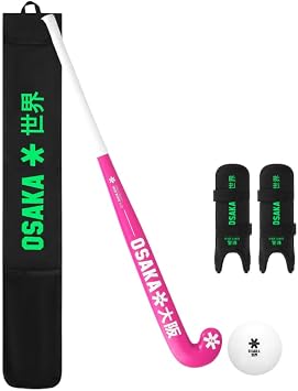 Osaka Field Hockey Full Package - Junior with Stick, Shin Guards, Bag & Balls, 30",32",34",35",36.5"