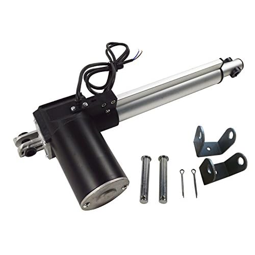 INTBUYING Electric Linear Actuator 350mm13.78inch12V DC with Mounting Bracket Heavy Duty 6000N1320LB Actuators Controller