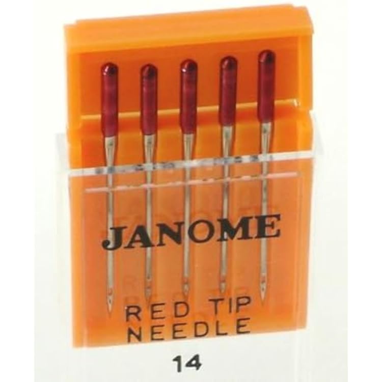 Janome Red Tip 5 Needle Pack Size 14