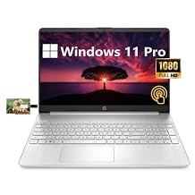 HP 15.6" FHD Touchscreen IPS Display Business Laptop, Intel Core i7-1165G7, Windows 11 Pro, 32GB RAM 512GB SSD, Intel Iris Xe Graphics, Webcam, WiFi, HDMI, 32GB Tela USB Card