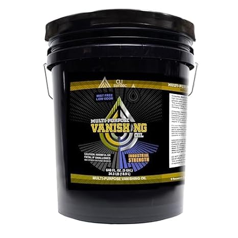 Premium Vanishing Oil - (5 Gallon) Multi-Purpose Drawing, Forming & Stamping Lubricant