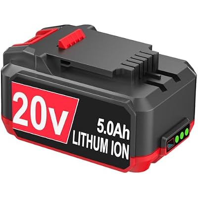DTK Battery Replacement for Bauer 20V 5.0Ah Capacity Replacement Battery for Bauer 20V
