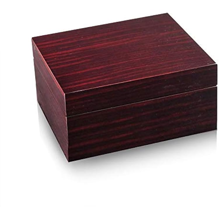 MusicBoxAttic Contemporary 18 Note Hi Gloss Macassar Finish Jewelry Box - Many Songs to Choose - Mademoiselle de Paris