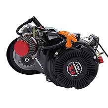 100cc 4 Stroke Gas Bike Engine kit,3.5HP Bicycle Engine Kit Motorized Bike Motor Kit Hand Start Single Cylinder Motorized Bike Conversion Kit Electric Motor for Bike (Belt Clause)