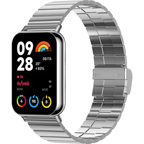 Harikiri Metal Bands Compatible with Xiaomi Smart Band 9 Pro8 ProRedmi Watch 4 for Man and Women