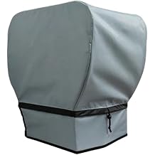 420D polyester outboard motor cover, waterproof PU coated marine grade material, elastic hem cord stern junction sealing, adjustable buckle strap locking system for outdoor use(50-115HP)