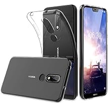Soft TPU Transparent Fit Protector Case for Nokia X6, Nokia 6.1 Plus, Anti Slip, Scratch Resistant