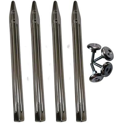 Game Room Guys Chrome Pinball Leg Levelers and Bolts - Set of 4
