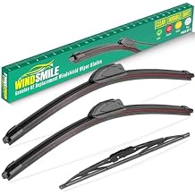 22" 22" 13" Windshield Wiper Blades Replacement for Chevy Chevrolet Tahoe Suburban 2015-2020,Chrysler Pacifica 2004-2008,Cadillac Escalade ESV EXT Premium All Weather Front Rear Wipers Set(Pack of 3)