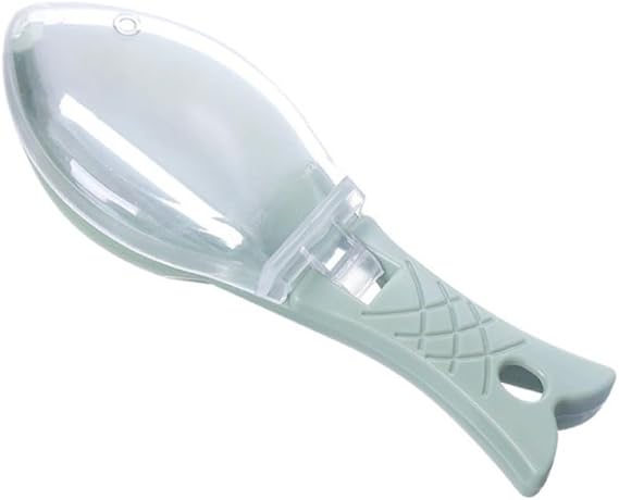 Fish Scaler, Fast Fish Scale Remover, Fish Descaler Tool Skin Brush Scraping Cleaning Scraper, Blue, 6.3 inch