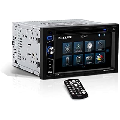 BOSS Audio Systems Elite BV755B Car Stereo System - 6.2 Inch Double Din Touchscreen, Bluetooth Head Unit, AMFM Radio Receiver, CD Player, USB, SD, Aux In, Hook Up To Amplifier