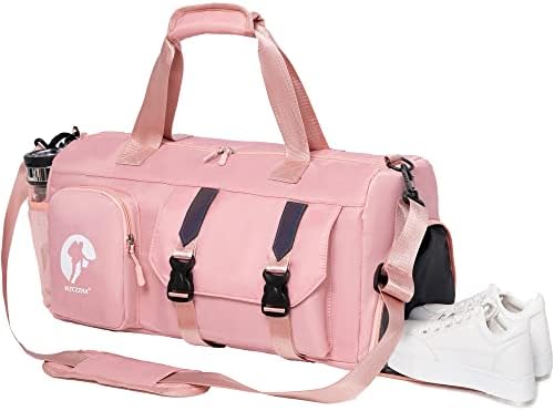 Gym Bag for Men and Women Small - 18.59.59 Duffel Travel Bag with Compartment, Gymnastics Equipment Bags