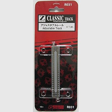 Rokuhan Z Scale R031 Adjustable Track 110mm - 120mm z Scale Track