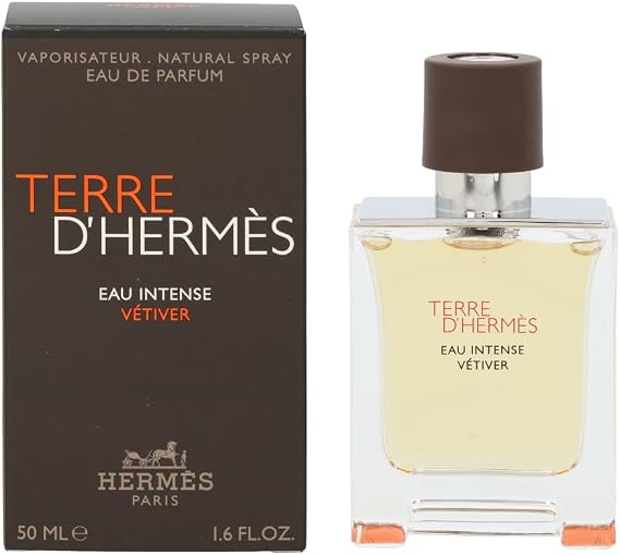 Terre D'Hermes Eau de Intense Vetiver by Hermes for Men 1.6 oz Eau de Parfum Spray