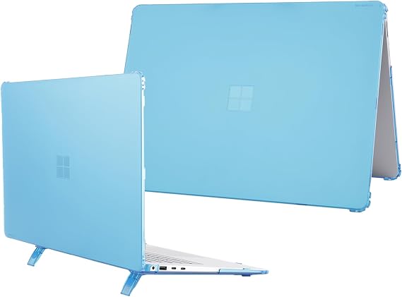 mCover Case ONLY Compatible for 2024+ 15" Microsoft Surface Laptop 7 (Model# 2037) Windows PC with ARM CPU and AI-Powered Copilot+ (NOT Fitting Other Surface Models) - Aqua