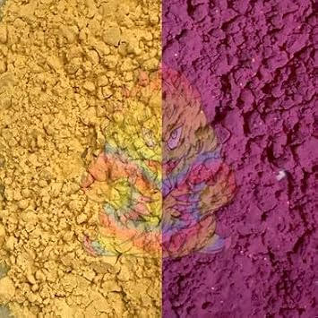 SolarColorDust - Yellow to Purple - Sunlight Sensitive - Color Change Pigment