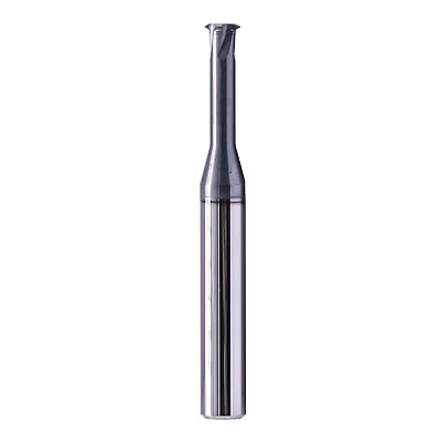 BestParts 38 14-40 TPI Single Pitch Solid Carbide Thread end Mill - AlTiN Coated, 4 Flute, .290 Cutting Diameter, 38 Shank Diameter, Necked to Thread .875 Deep, 3 Overall Length