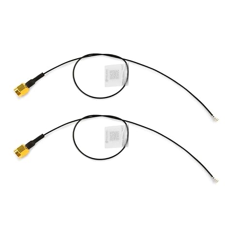 TOJOIN SMA Male to IPEX UFL Female 1.13mm RF Coaxial Cable 6GHZ Low Loss for 4G / LTE/ 5G / Bluetooth/Antenna 11.8inches (30cm) 2PCS