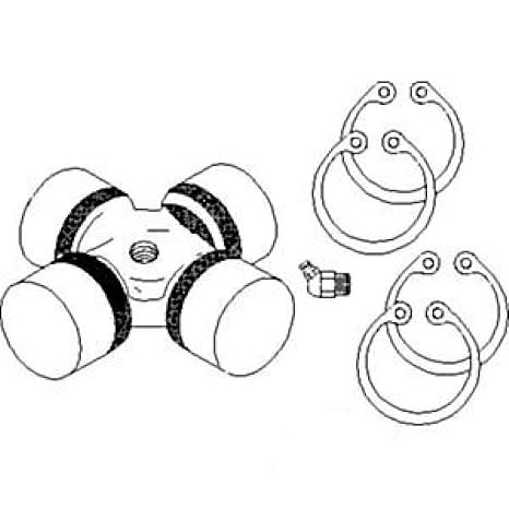 Compatible with John Deere U-Joint Cross & Bearing AL37069 3255, 3155 (SN: < 738