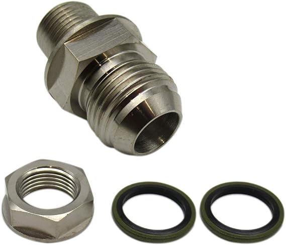 YL INC. New 10AN Turbo Oil Pan/Oil Return Drain Plug Adapter Bung Fitting no Weld