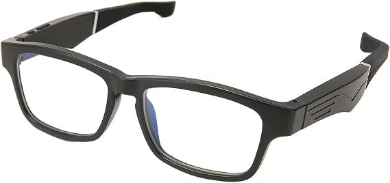 Yoidesu Bluetooth 5.0 Audio Glasses with Built in Mic and Speakers, Smart Glasses Bluetooth with Blue Light Filter Lenses for All Smart Devices Voice Assistant