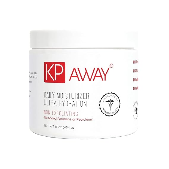 Moisturizing Cream for Kids, Keratosis Pilaris, 16 oz | Acid-free, dermatologist-developed KP cream for kids - gentle daily hydration for dry, bumpy, sensitive skin