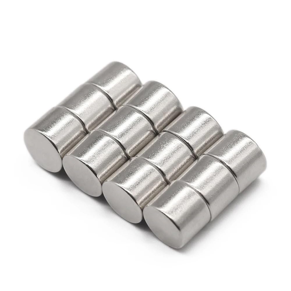 Round Cylinder Magnets 516 - Magnetic Holder Lifter Tool Fastener Strong Magnet Cylinders N48 10 Pack