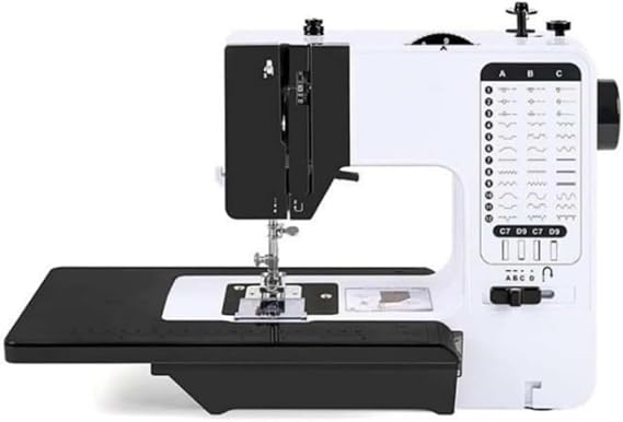 Electronic Sewing Machine, Fully Automatic Sewing Machine, Multifunctional, Industrial, 38 Stitches with Extension Table, Night Light, Portable, Durable, For Home Crafts, Sewing, Clothes