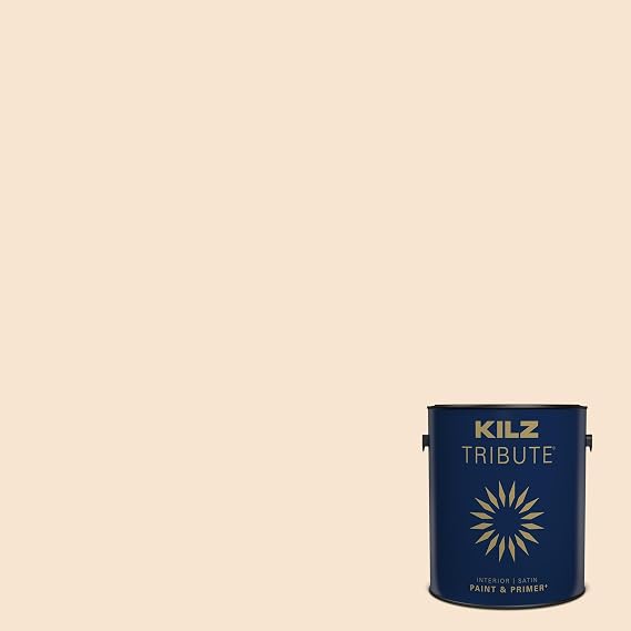 KILZ TRIBUTE Paint & Primer, Interior, Satin, Ancestral, 1 Gallon