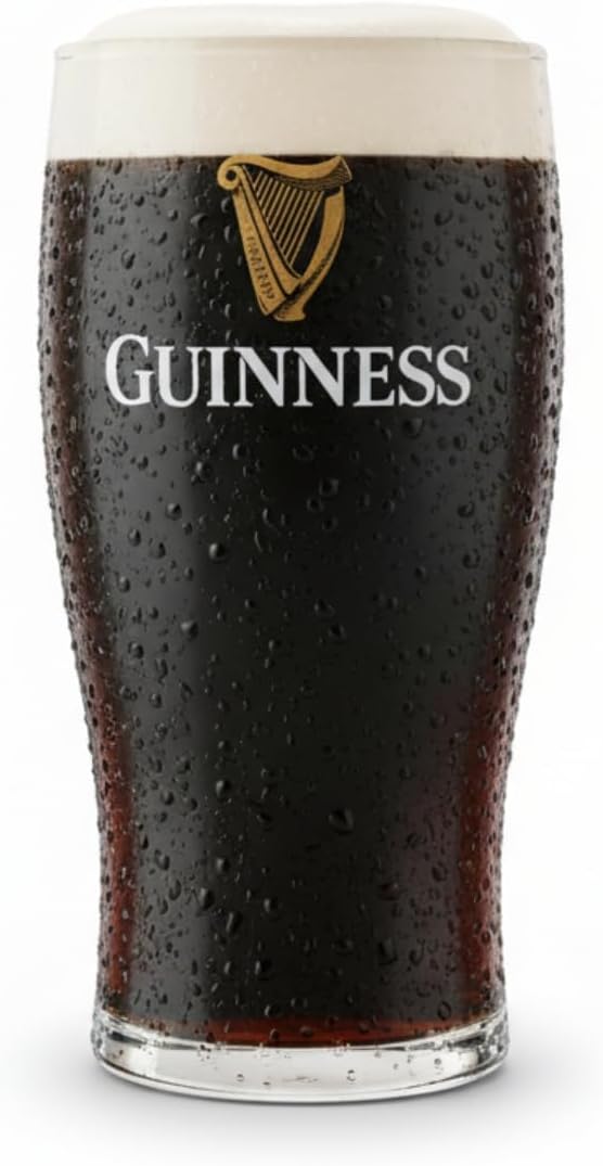 Guinness Pint Glass - U.S Pub Edition - 16 Ounce - Set of 2