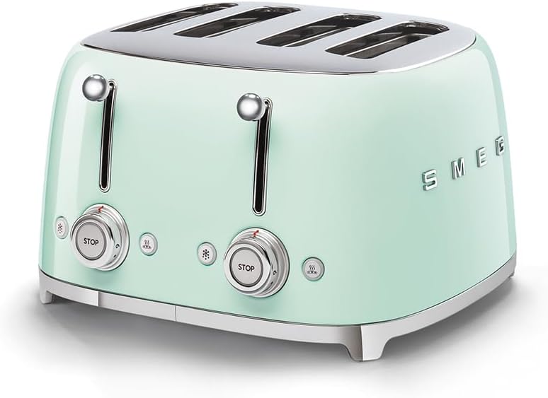 Smeg TSF03PGEU Toaster, Green
