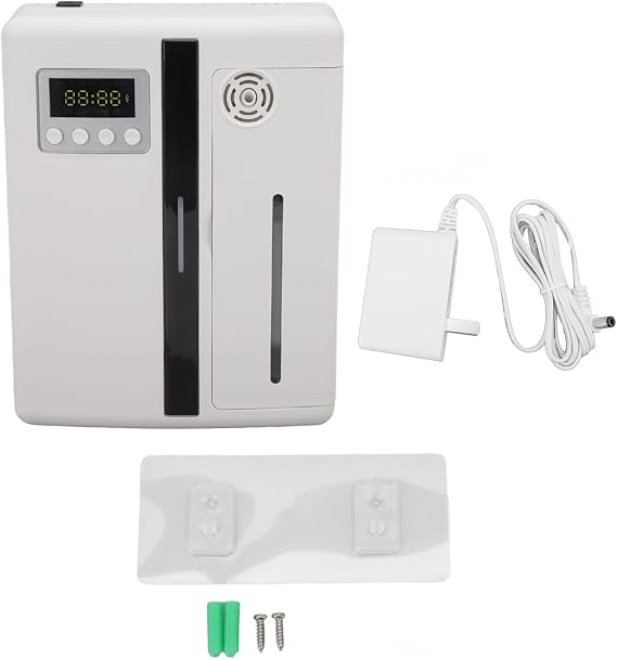 Smart Scent Air Machine, Automatic Diffuser Machine with Nebulizing Technology Aromatherapy Fragrance Diffuser for Home Hotel Spa Room Bar KTV, US 100240V, 6.8x2.8x8.7in