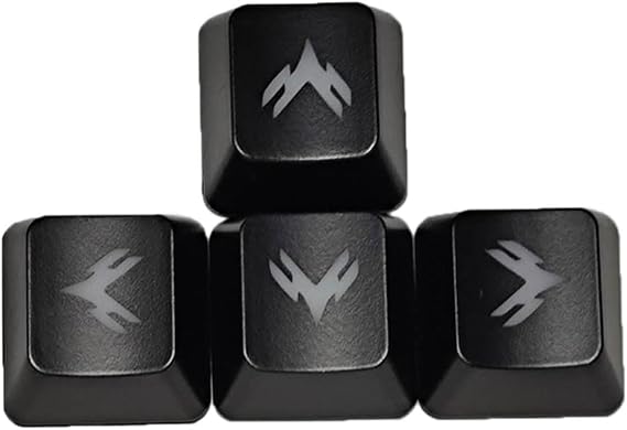 1Set Through Keycaps ABS Backlit Shine-Through Mechanical Keyboard Keycap Arrowkey Directions Height Keycaps Through