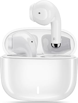 Wireless Earbuds for Samsung S25 Ultra S26 S24 S23 Fe S22+, 5.3 Bluetooth Earbuds Noise Isolating Ear Bud with Mic Touch HiFi Stereo Wireless Headphone for iPhone 17 Air 16 15 Pro Max 14 Plus/Pixel 10