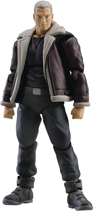 Ghost in the Shell Stand Alone Complex: Batou (S.A.C. Version) Figma Action Figure, Mulitcolor