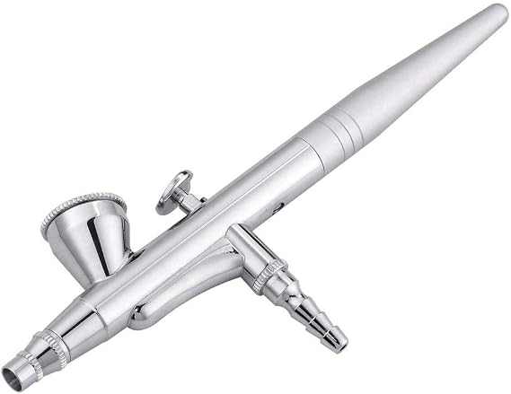 CHIMAERA 0.4mm Single Action Airbrush Kit, Gravity Feed Air Brush Gun Set for Painting Models, Cake Decorating, Nail Art, Makeup, Shoes, Crafts, Multi-Purpose Spray Tool with Easy Clean Cup
