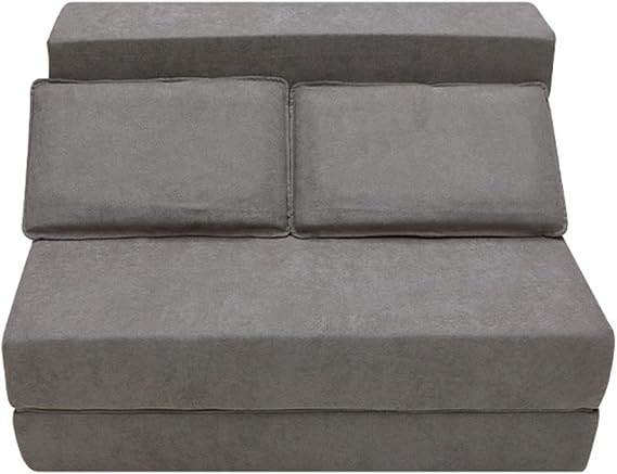 Fold able Sofa Bed,Convertible Folding Sofa Bed,Sleeper Chair with Pillow,Futon Chair Bed,Comfy Lounge for Living Room,for Dorm,Guest,Home Office,Apartment