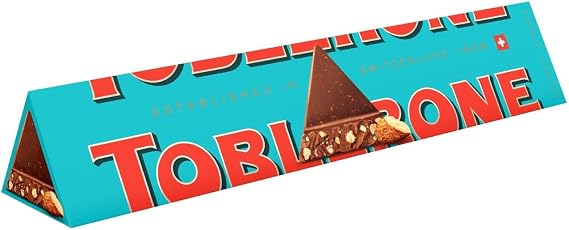 Toblerone Milk Chocolate, Honey & Almond Nougat, 360 g (2-Pack)