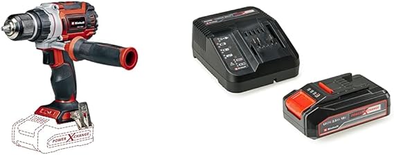 Einhell TP-CD 18/60 Li BL - Solo, Akülü Vidalama ve Einhell 18V 2,5 Ah PXC Starter Kit (Başlangıç Seti)