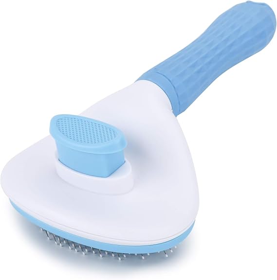 Cat Grooming Comb, Cats Cleaner Brush Comb, Pet Comb for indoor Cat, Blue