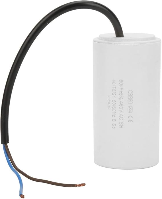 60uf CBB60 Capacitor, Eco Friendly Motor Running Capacitor 450V ESR 0.2 for Household Electric Appliance, CBB60 Run Capacitor