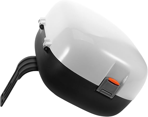 Holibanna Universal Electric Bike Tail Storage Box Waterproof Design Motorcycle Rear Trunk Case for Luggage Includes Backrest and Metal Bracket Suitable for Scooters and Motorcycles