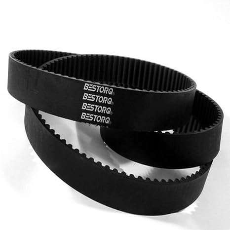 BESTORQ 195-3M-12 HTD Timing Belt, 195mm Outside Circumference x 12mm Width x 2.3mm Height, 3mm Pitch, 65 Teeth